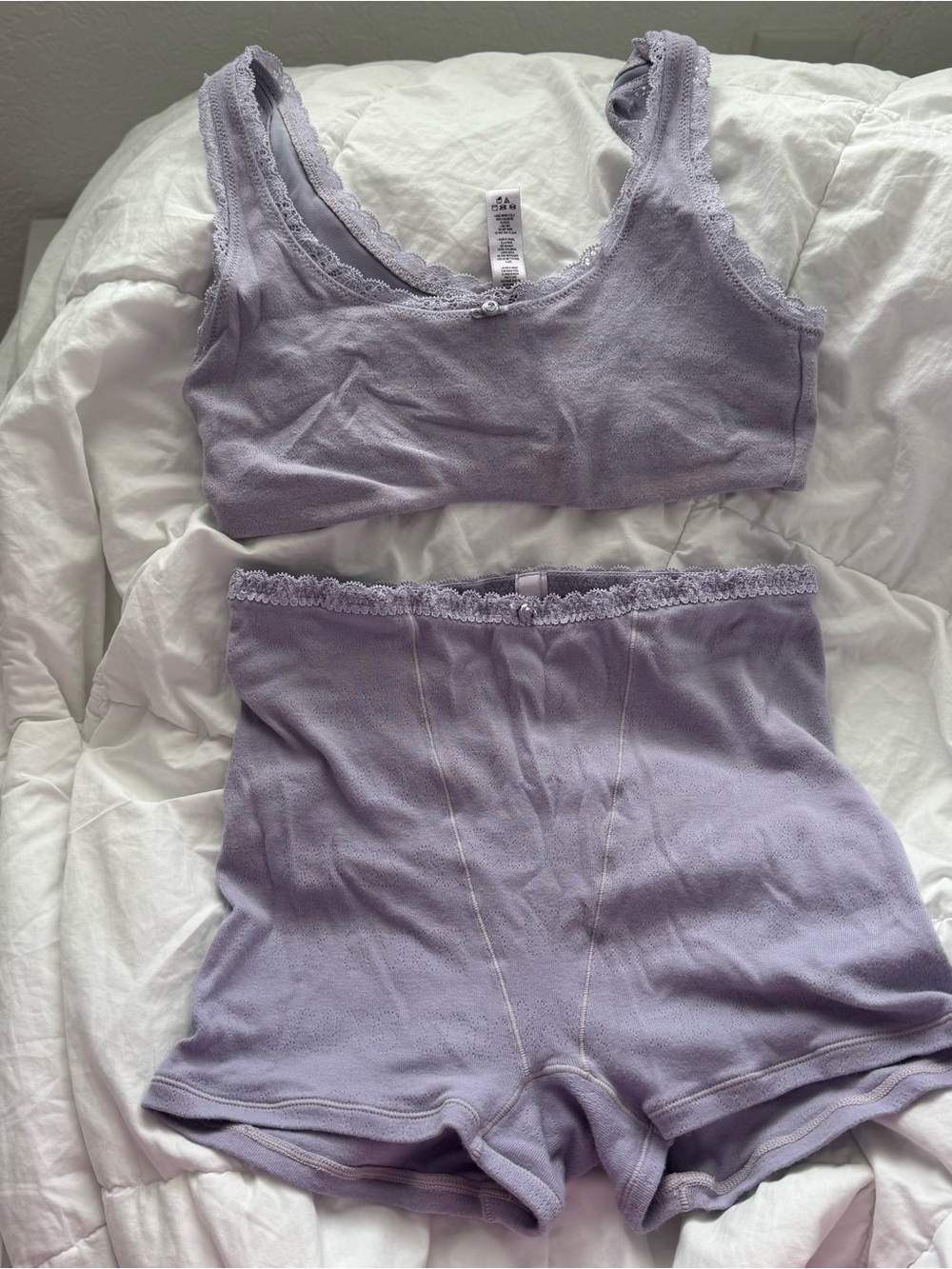 SKIMS Lavender Lounge Set